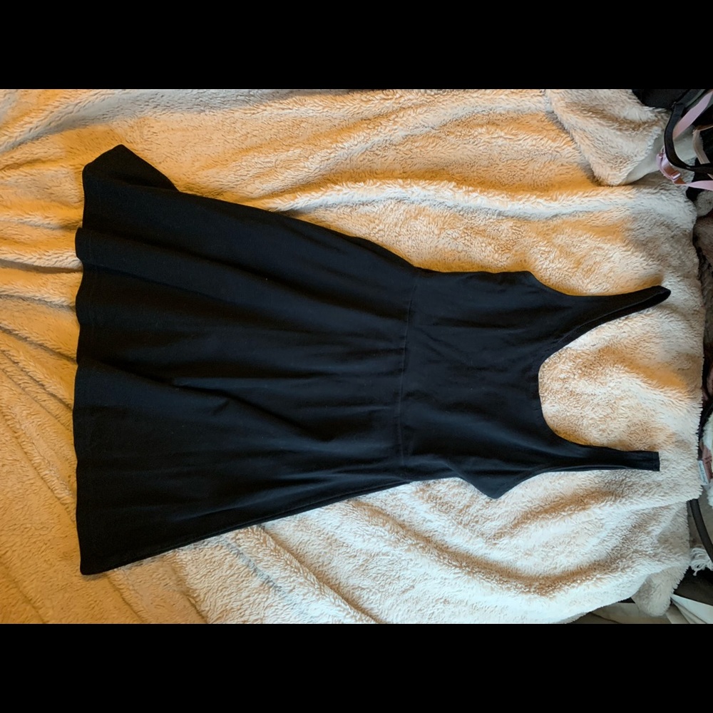 Black skater dress